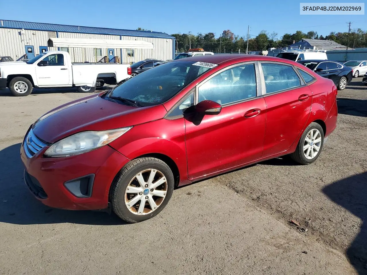 FORD FIESTA 2013, VIN 3FADP4BJ2DM202969