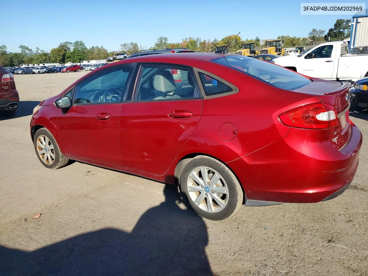 2013 FORD FIESTA VIN 3FADP4BJ2DM202969 — фото 2