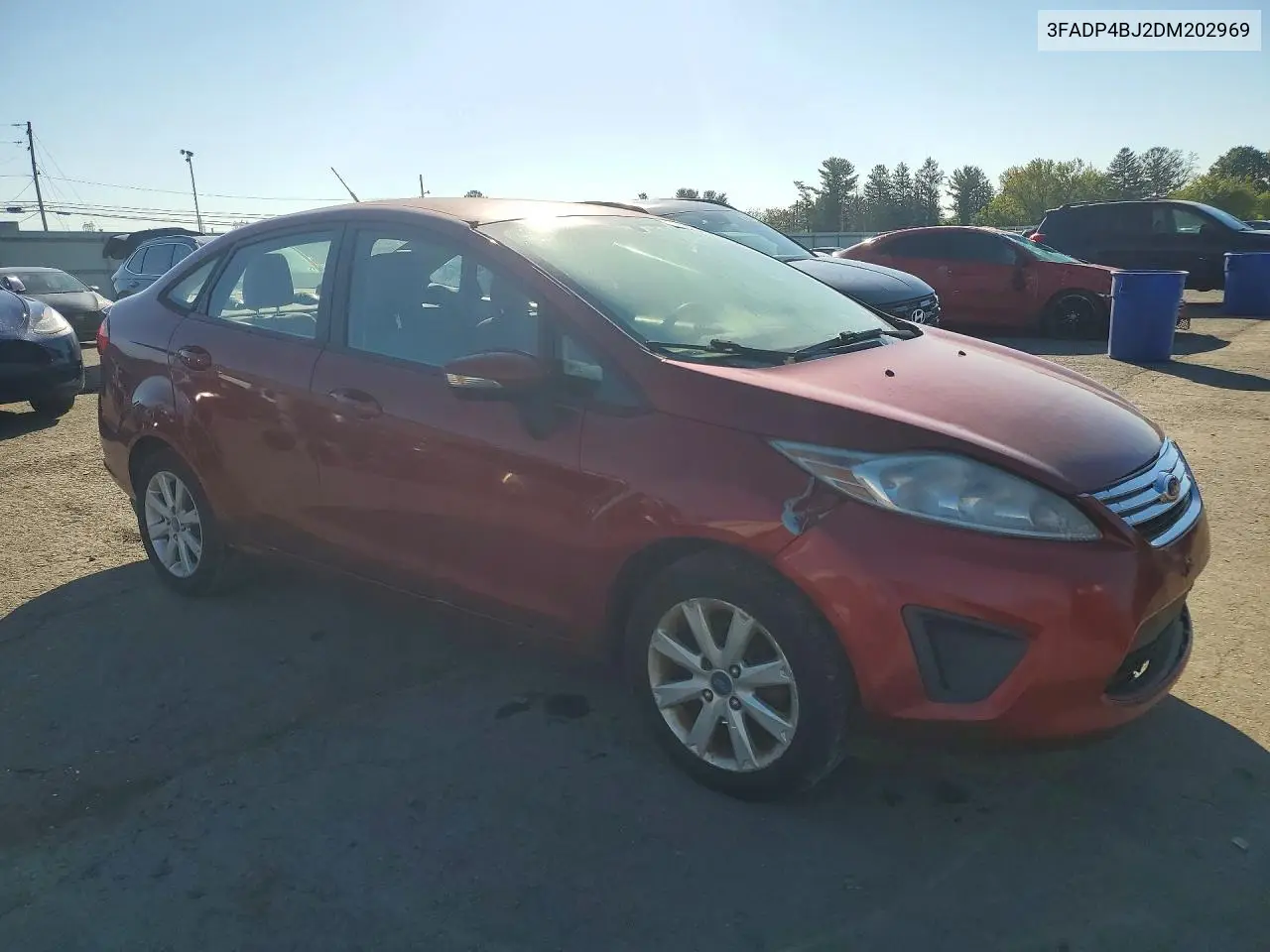 2013 FORD FIESTA VIN 3FADP4BJ2DM202969 — фото 4