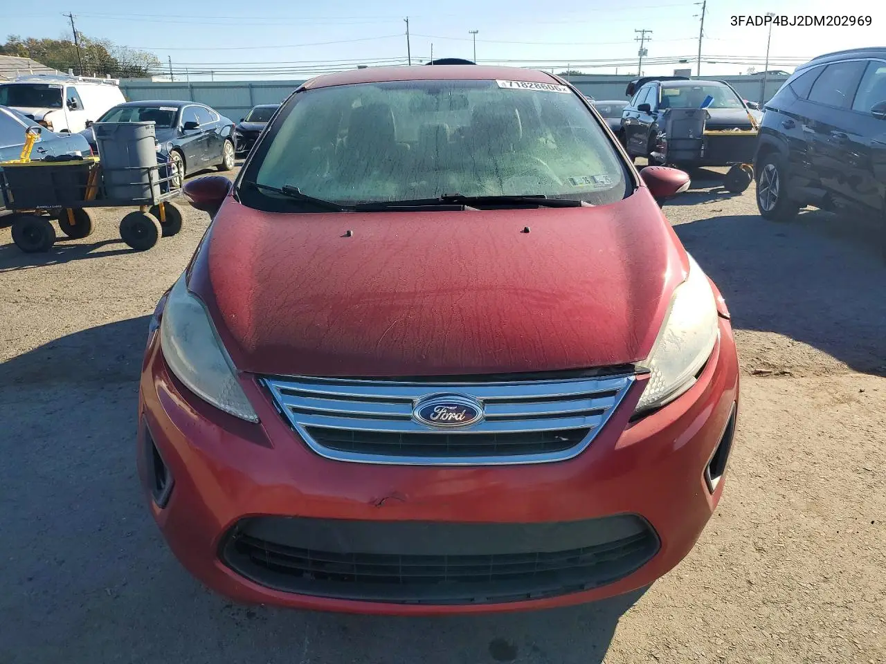 2013 FORD FIESTA VIN 3FADP4BJ2DM202969 — фото 5