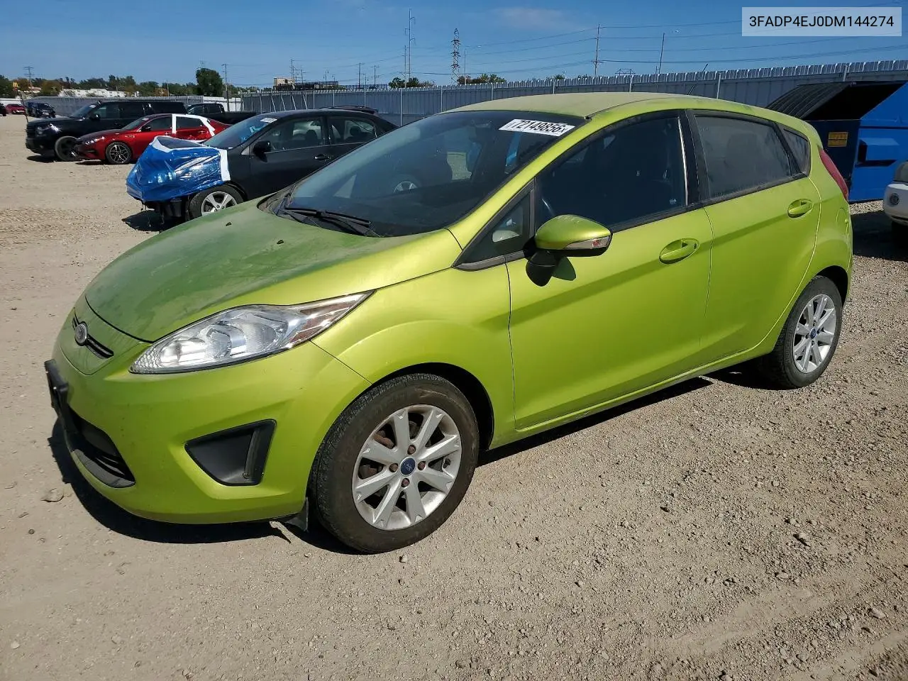 FORD FIESTA 2013, VIN 3FADP4EJ0DM144274