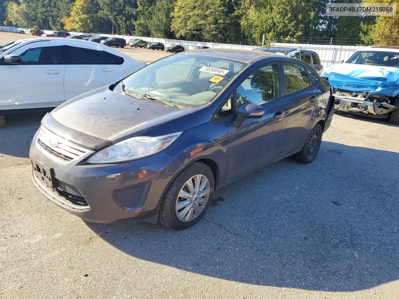 FORD FIESTA 2013, VIN 3FADP4BJ7DM215068