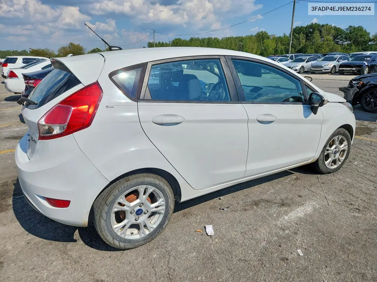2014 FORD FIESTA VIN 3FADP4EJ9EM236274 — фото 3