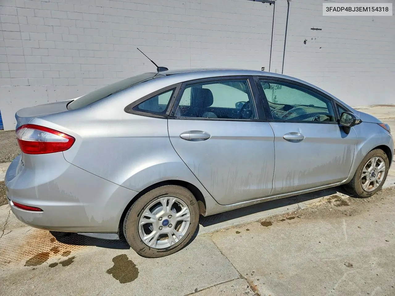 2014 FORD FIESTA VIN 3FADP4BJ3EM154318 — фото 3
