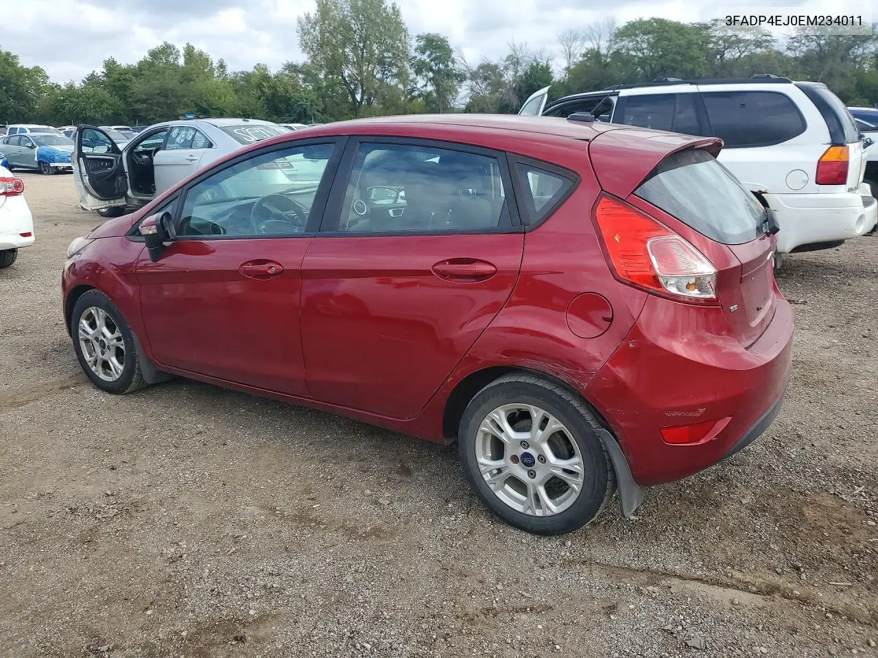 2014 FORD FIESTA VIN 3FADP4EJ0EM234011 — фото 2