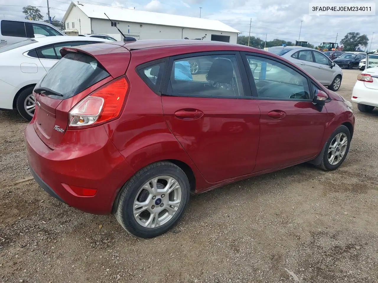 2014 FORD FIESTA VIN 3FADP4EJ0EM234011 — фото 3
