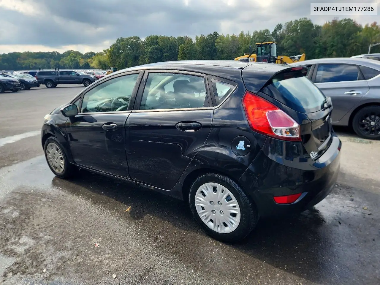 2014 FORD FIESTA VIN 3FADP4TJ1EM177286 — фото 2