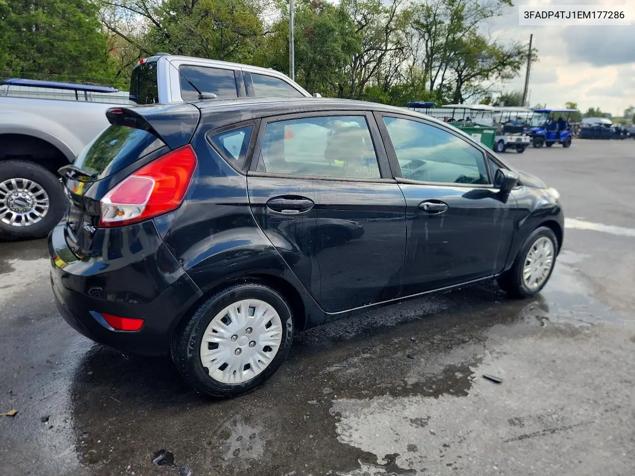 2014 FORD FIESTA VIN 3FADP4TJ1EM177286 — фото 3