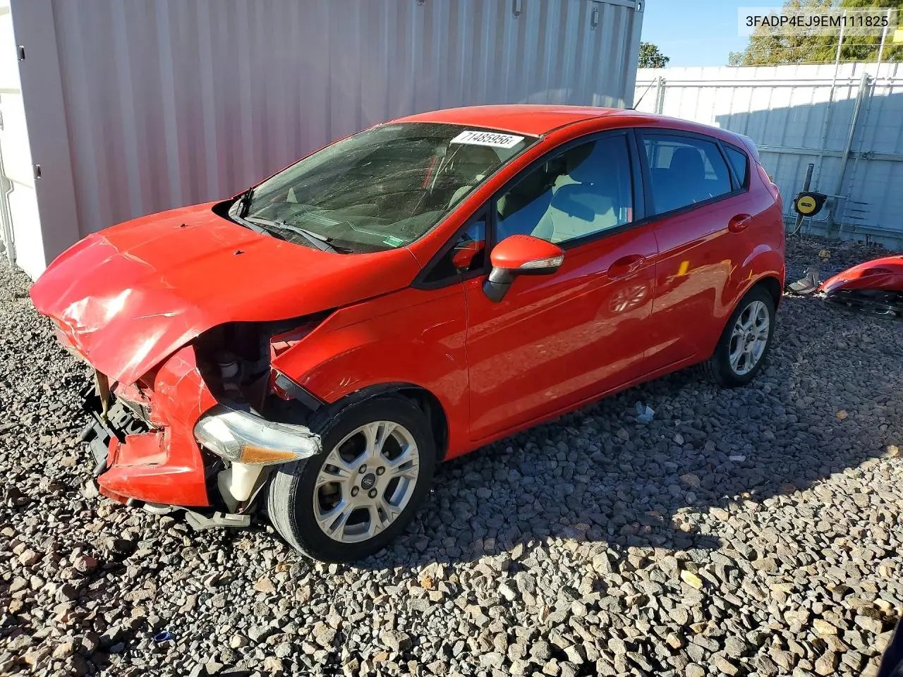 FORD FIESTA 2014, VIN 3FADP4EJ9EM111825