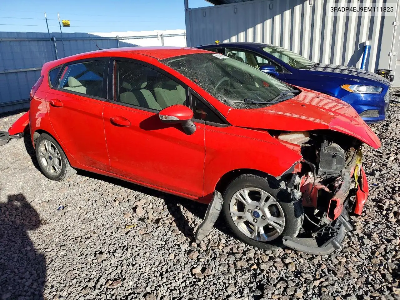 2014 FORD FIESTA VIN 3FADP4EJ9EM111825 — фото 4