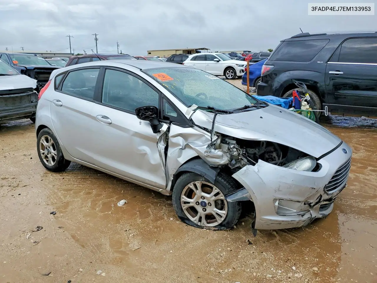 2014 FORD FIESTA VIN 3FADP4EJ7EM133953 — фото 4
