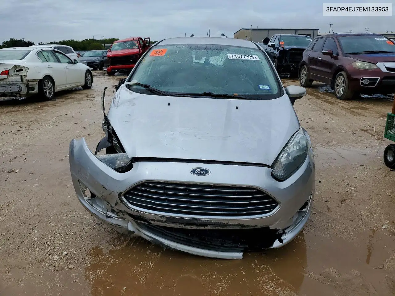 2014 FORD FIESTA VIN 3FADP4EJ7EM133953 — фото 5