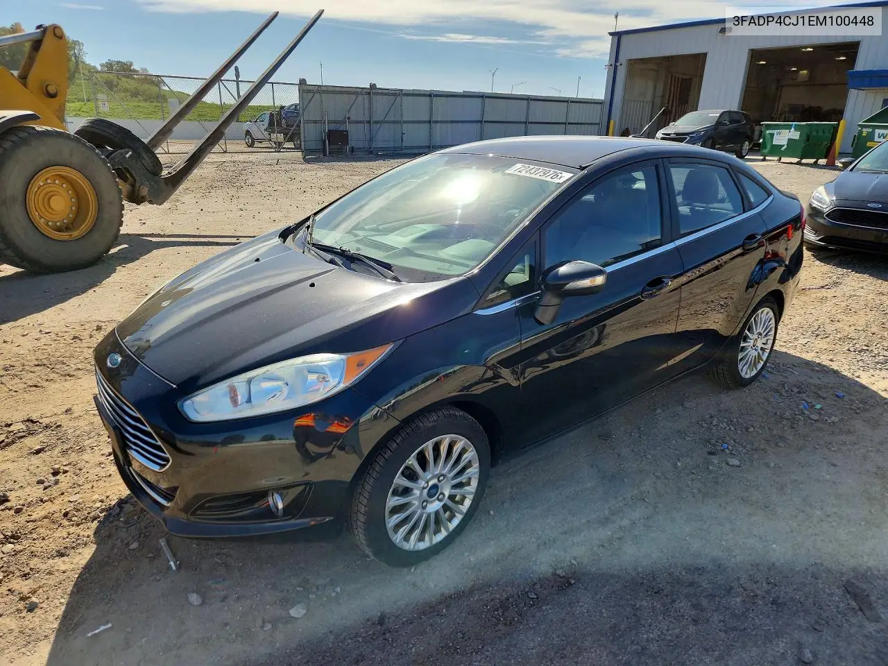 FORD FIESTA 2014, VIN 3FADP4CJ1EM100448