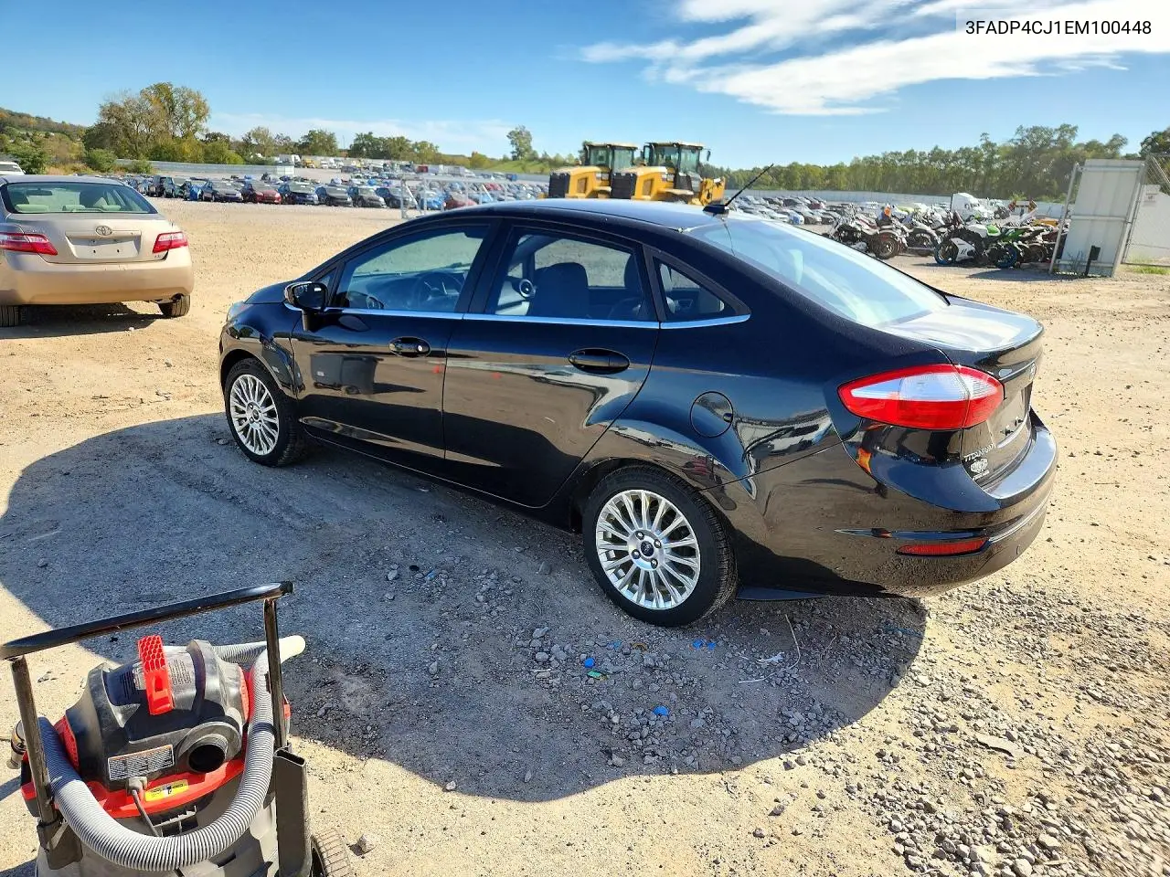2014 FORD FIESTA VIN 3FADP4CJ1EM100448 — фото 2