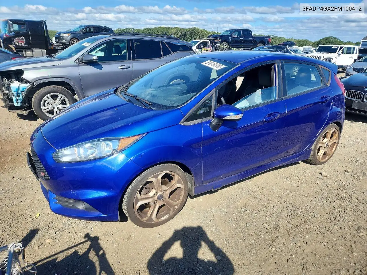 FORD FIESTA 2015, VIN 3FADP4GX2FM100412