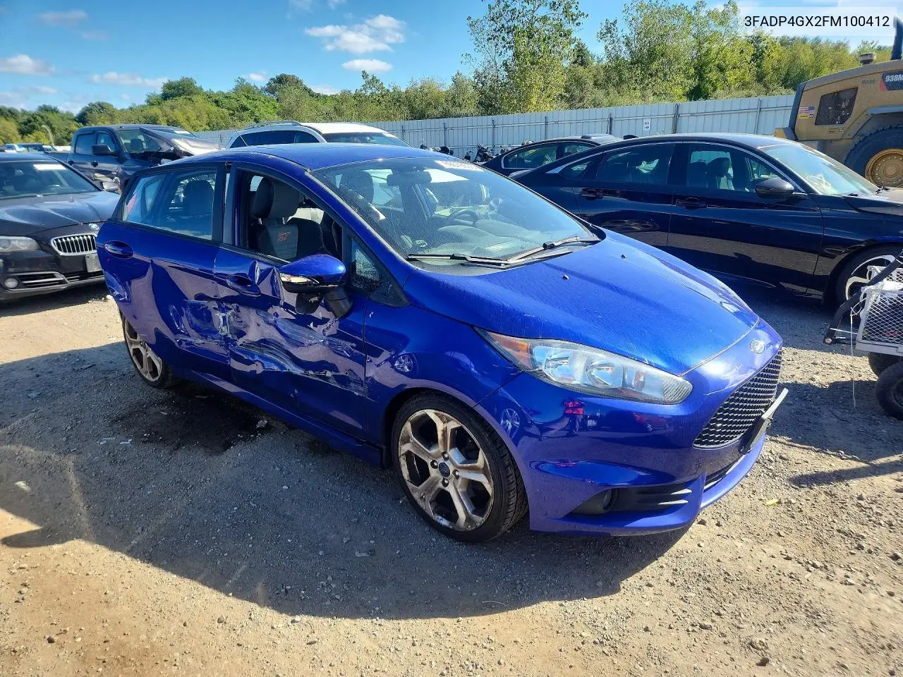 2015 FORD FIESTA VIN 3FADP4GX2FM100412 — фото 4