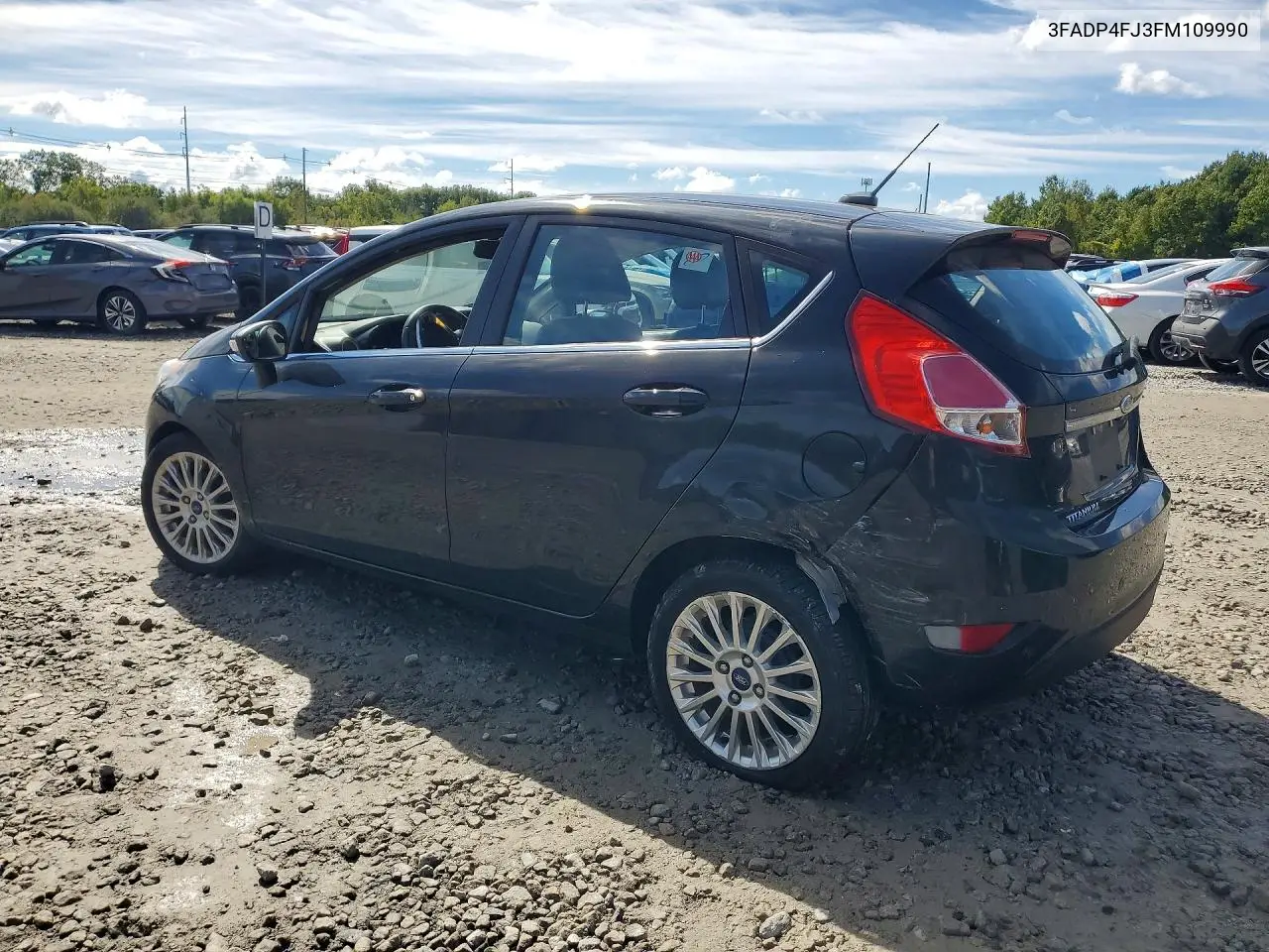 2015 FORD FIESTA VIN 3FADP4FJ3FM109990 — фото 2