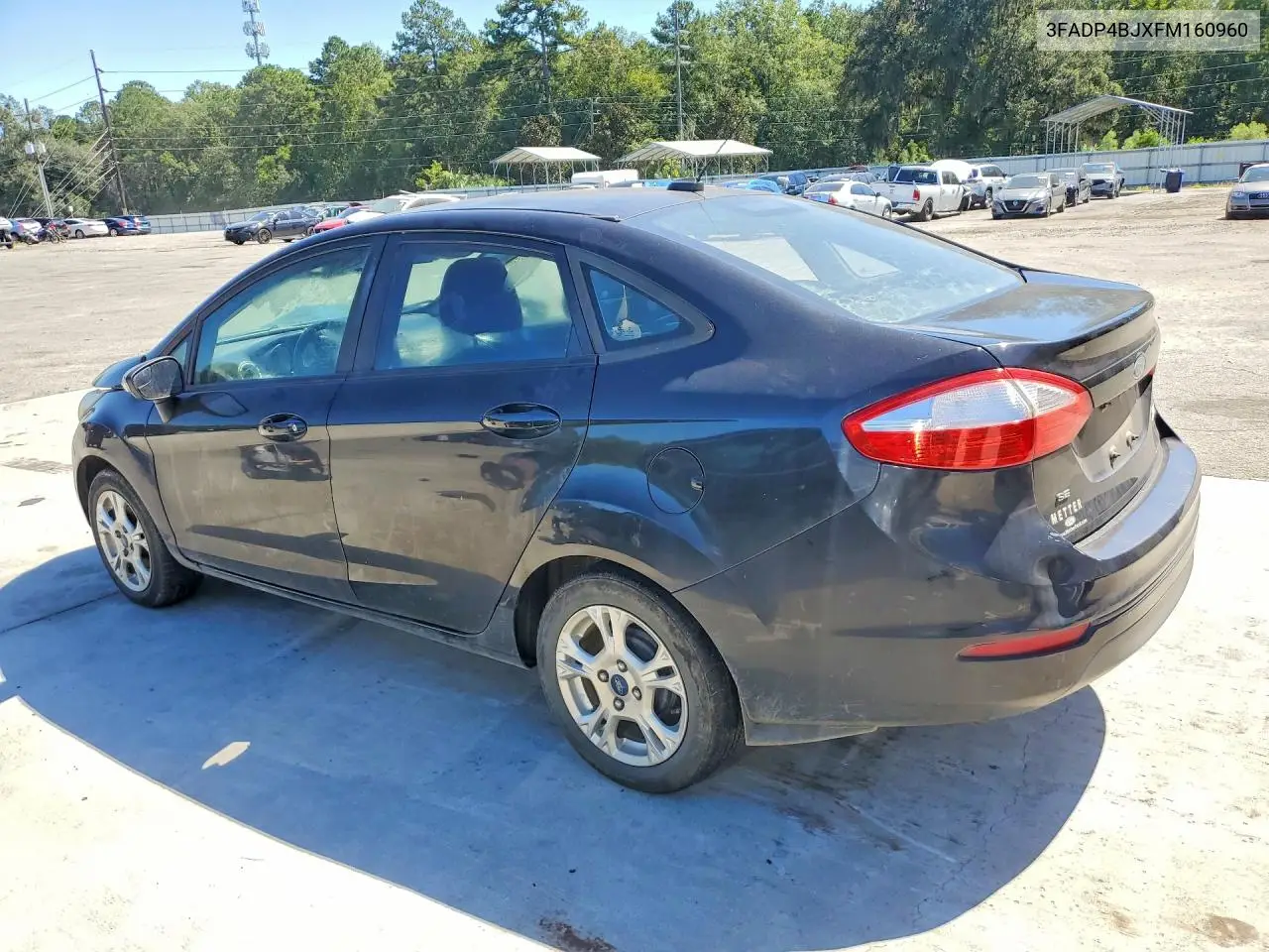 2015 FORD FIESTA VIN 3FADP4BJXFM160960 — фото 2