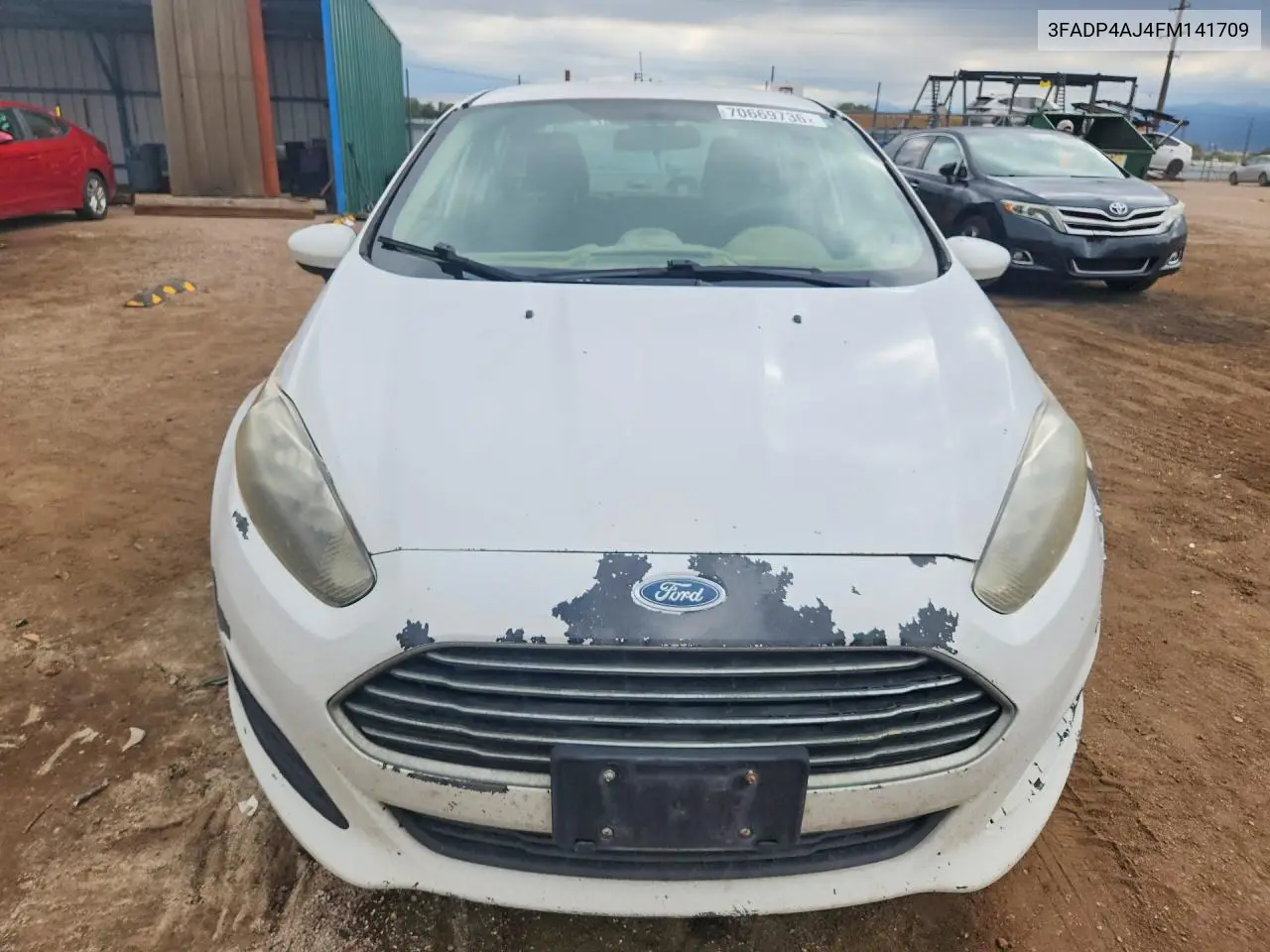2015 FORD FIESTA VIN 3FADP4AJ4FM141709 — фото 5