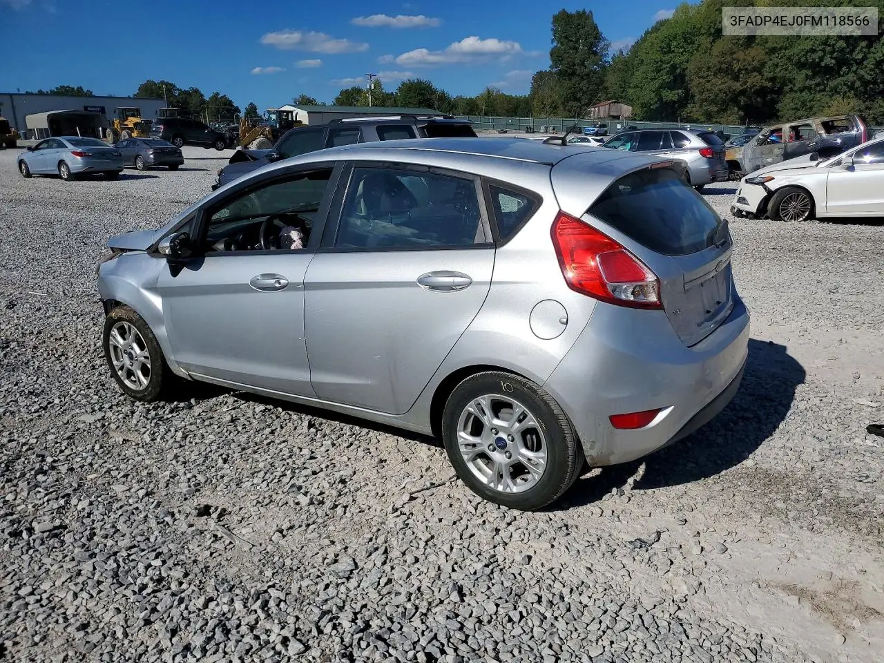 2015 FORD FIESTA VIN 3FADP4EJ0FM118566 — фото 2