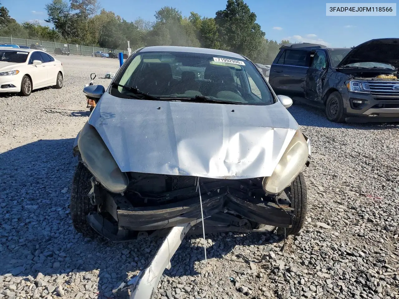 2015 FORD FIESTA VIN 3FADP4EJ0FM118566 — фото 5
