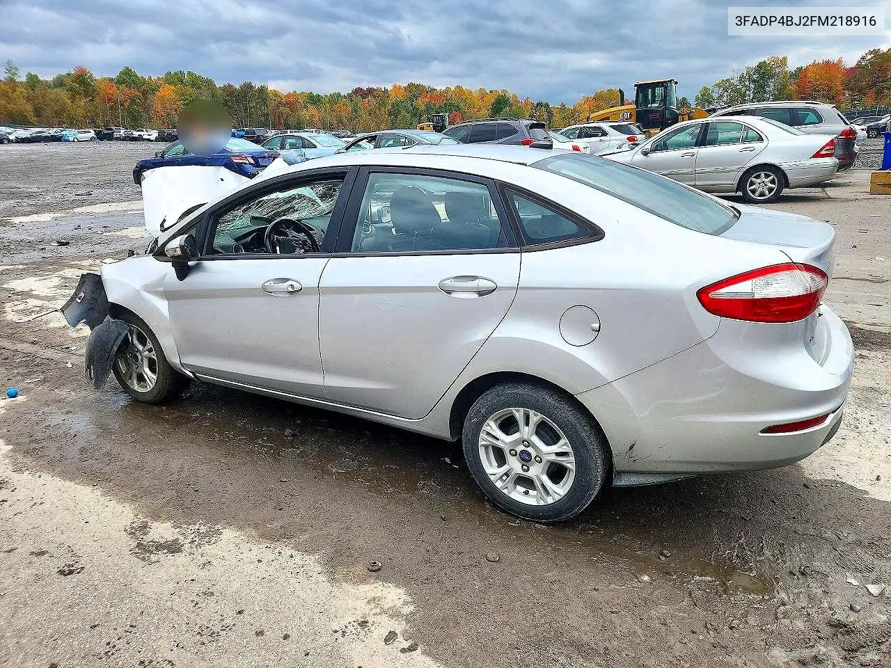 2015 FORD FIESTA VIN 3FADP4BJ2FM218916 — фото 2