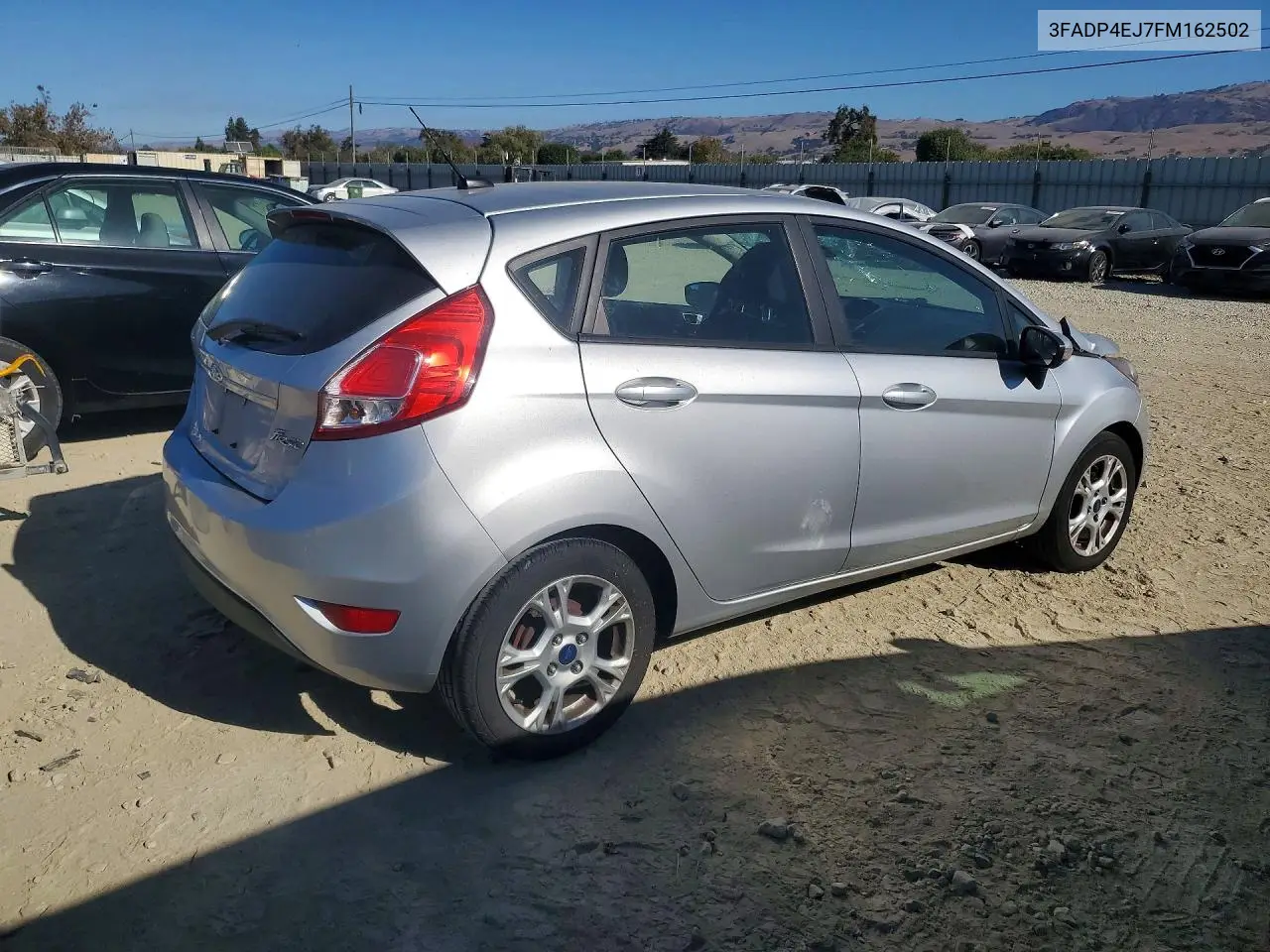2015 FORD FIESTA VIN 3FADP4EJ7FM162502 — фото 3