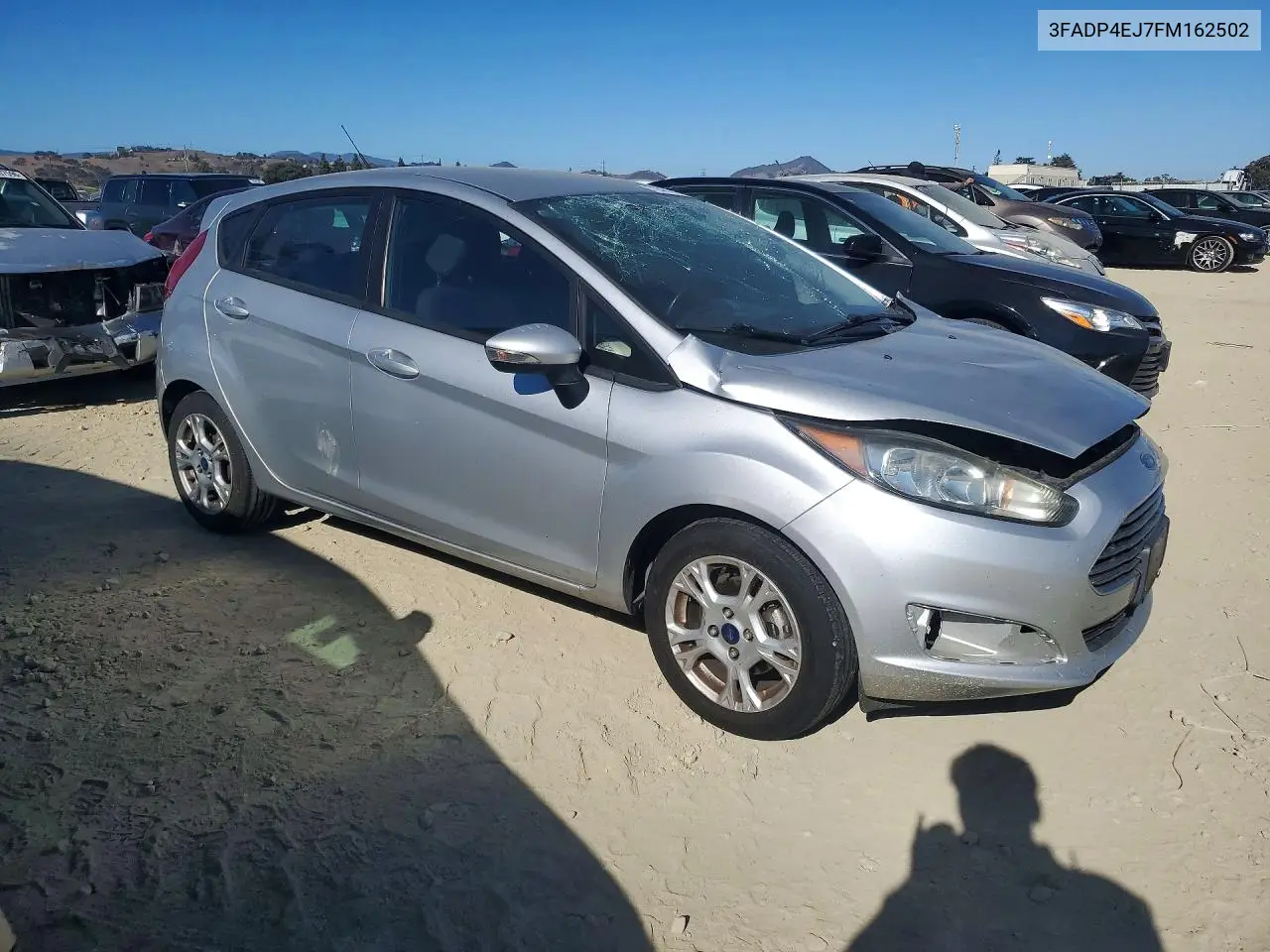 2015 FORD FIESTA VIN 3FADP4EJ7FM162502 — фото 4