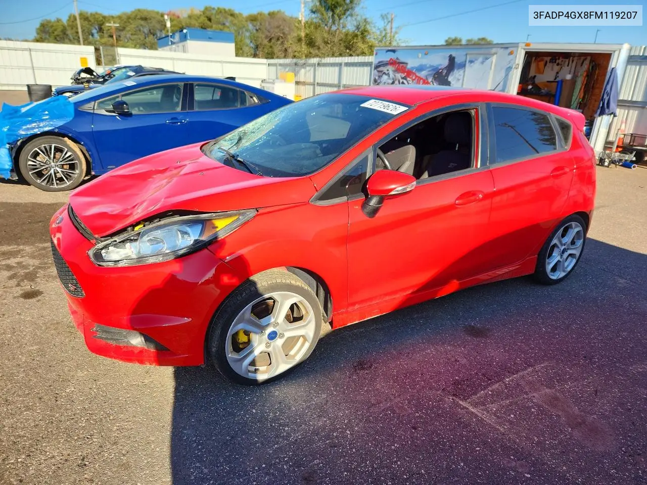 FORD FIESTA 2015, VIN 3FADP4GX8FM119207