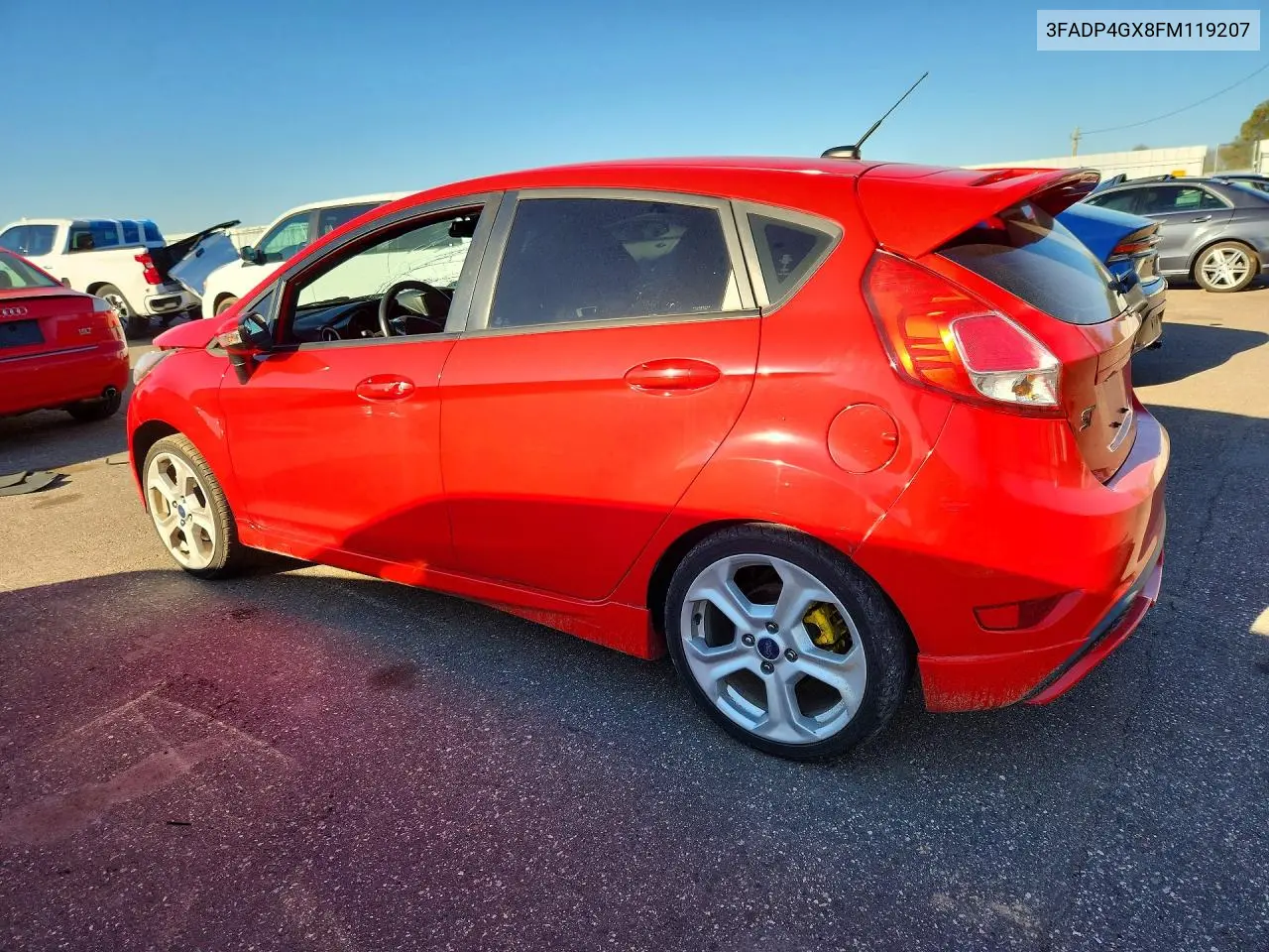 2015 FORD FIESTA VIN 3FADP4GX8FM119207 — фото 2