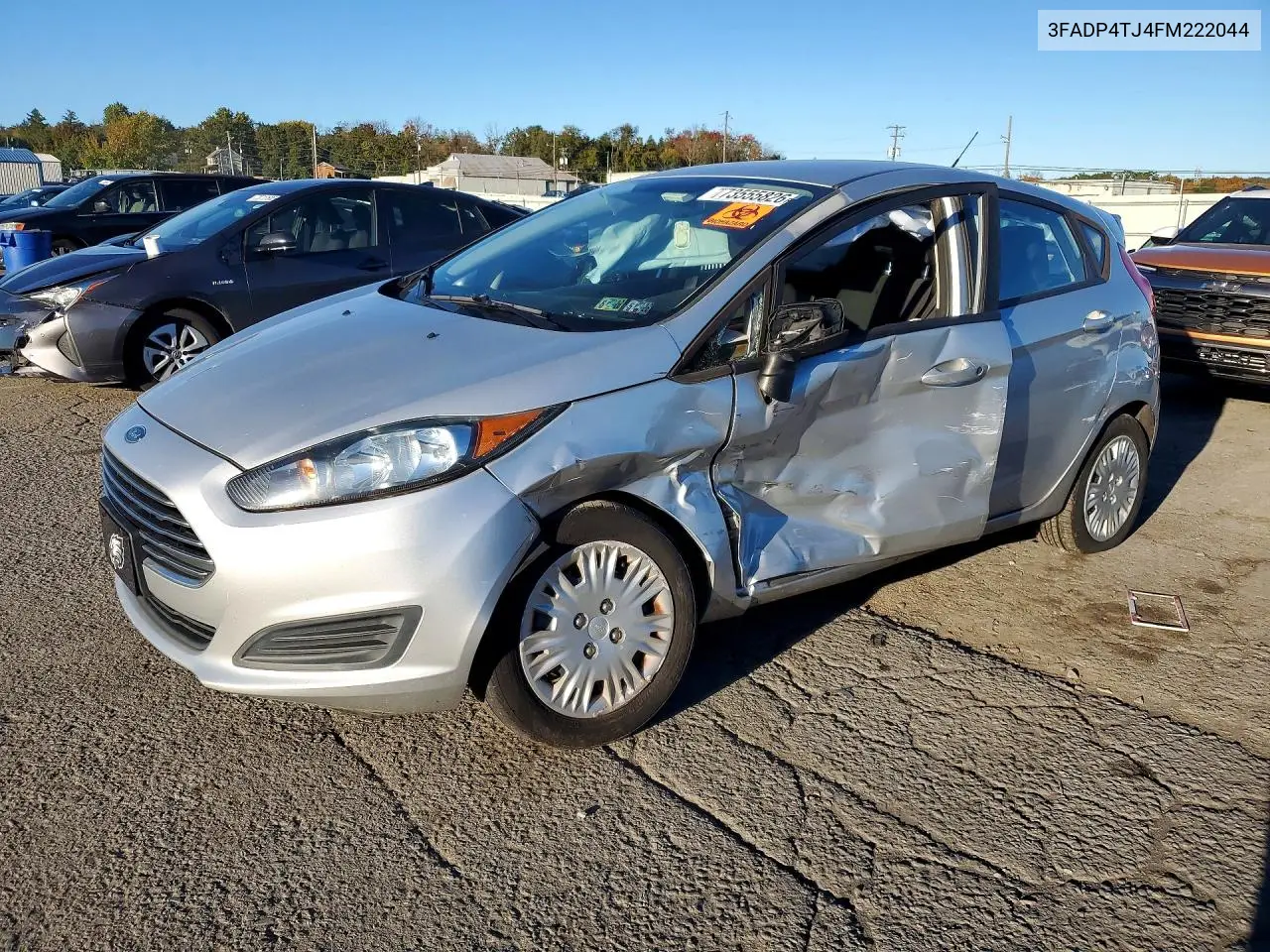 FORD FIESTA 2015, VIN 3FADP4TJ4FM222044
