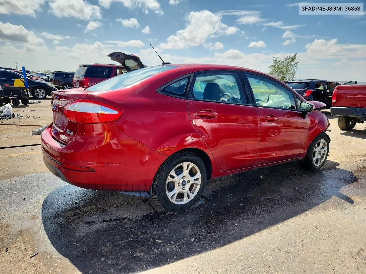 2016 FORD FIESTA VIN 3FADP4BJ8GM136853 — фото 3
