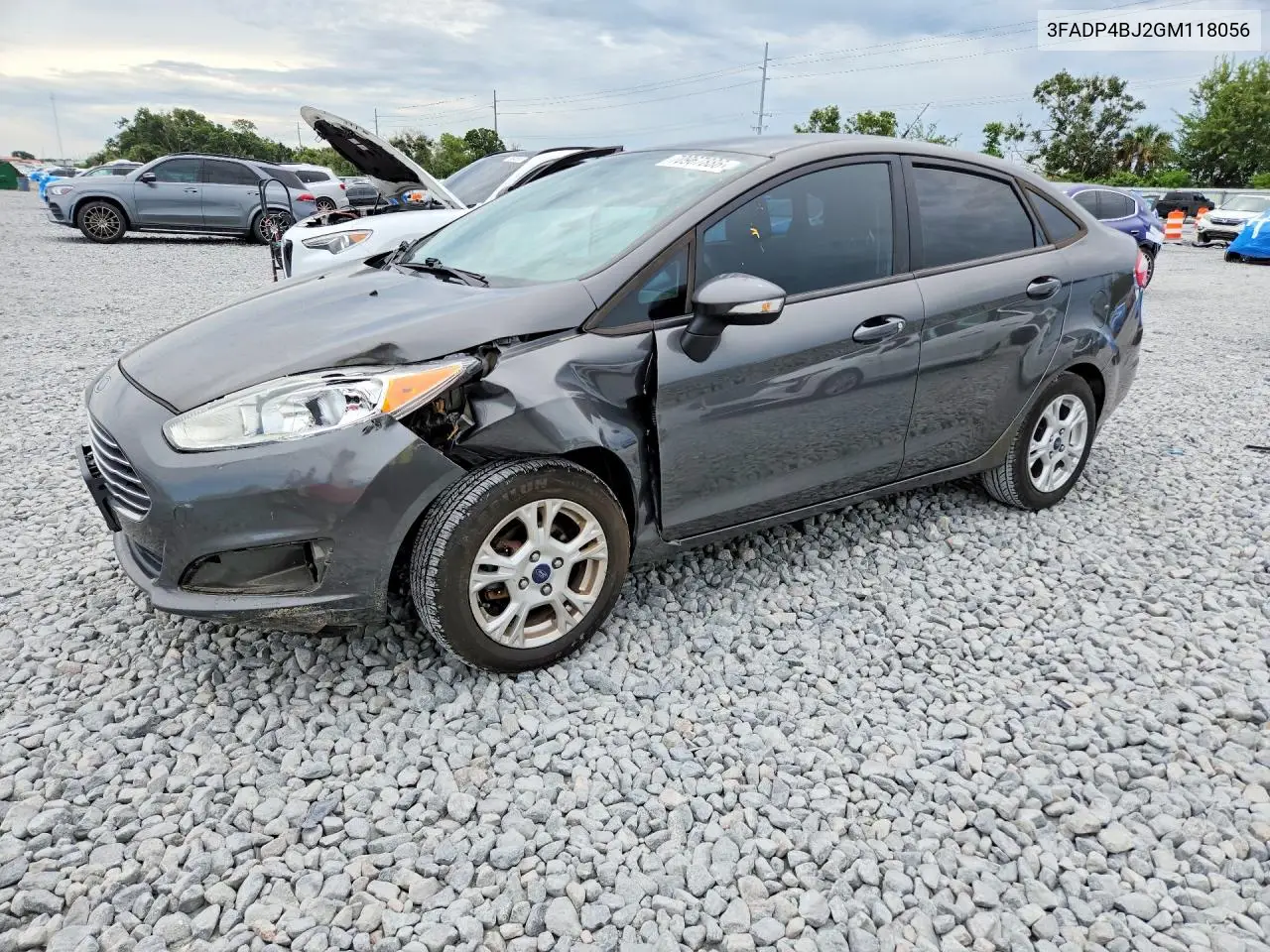 FORD FIESTA 2016, VIN 3FADP4BJ2GM118056