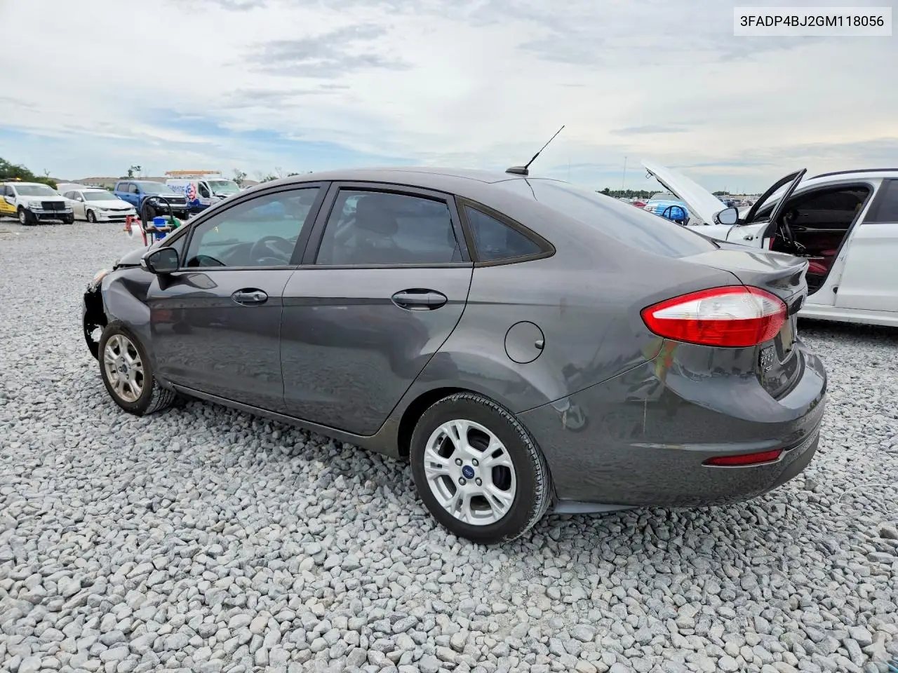 2016 FORD FIESTA VIN 3FADP4BJ2GM118056 — фото 2