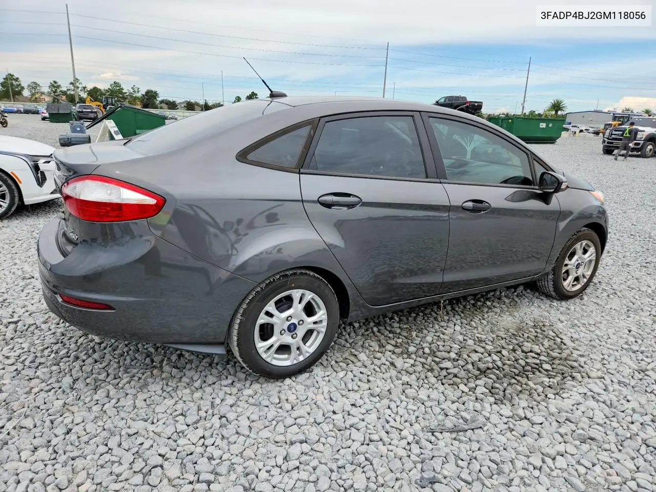 2016 FORD FIESTA VIN 3FADP4BJ2GM118056 — фото 3
