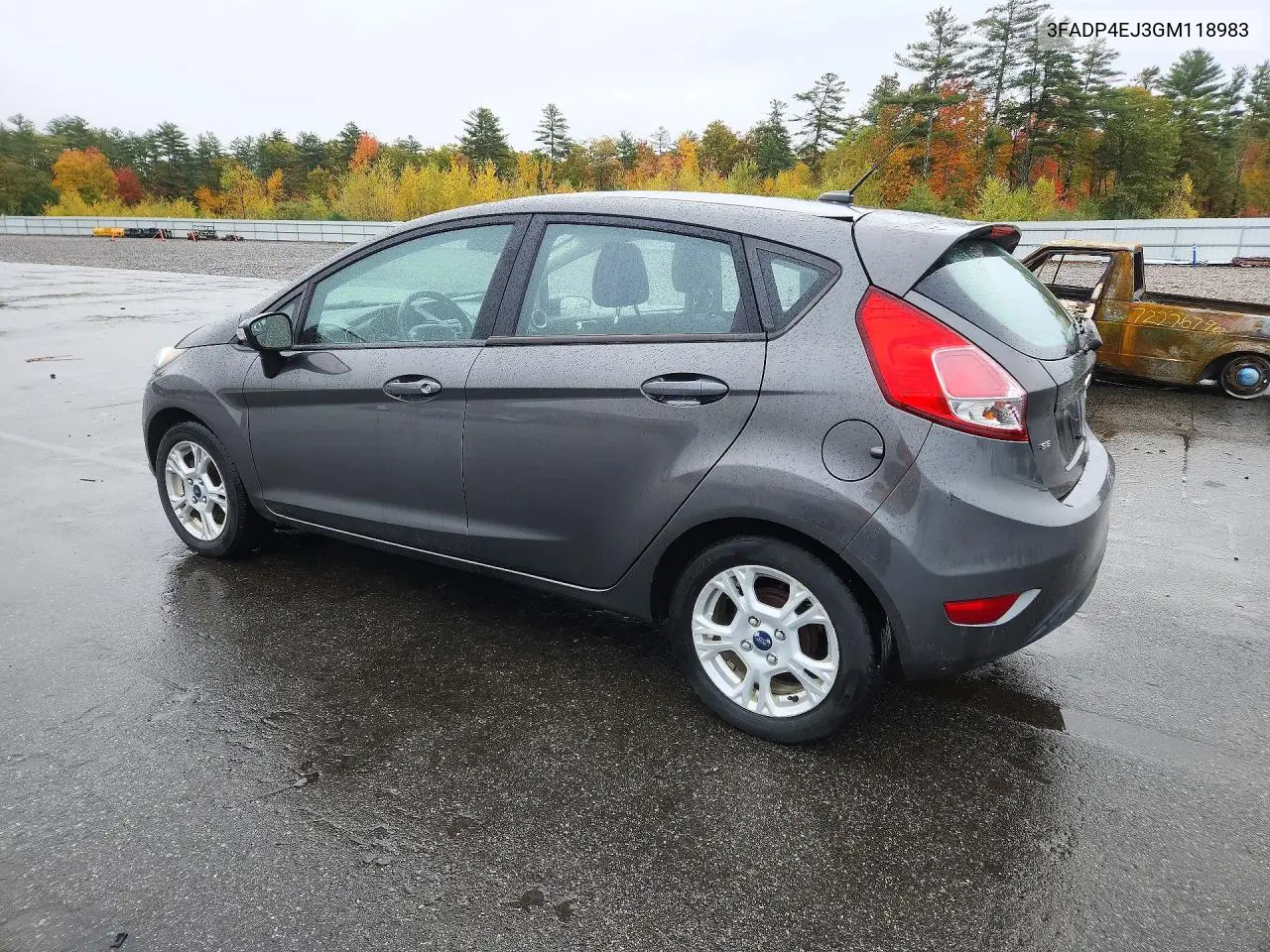2016 FORD FIESTA VIN 3FADP4EJ3GM118983 — фото 2