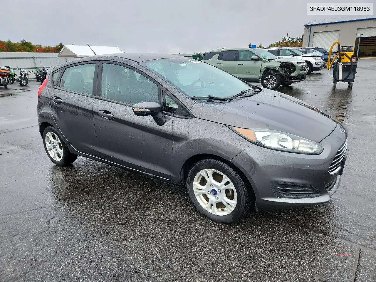 2016 FORD FIESTA VIN 3FADP4EJ3GM118983 — фото 4