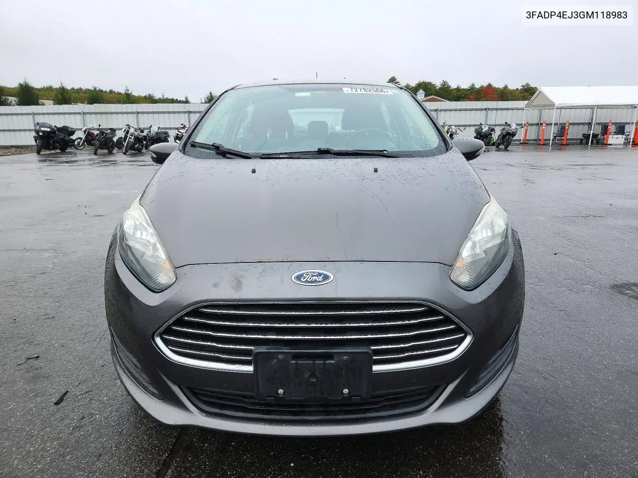 2016 FORD FIESTA VIN 3FADP4EJ3GM118983 — фото 5