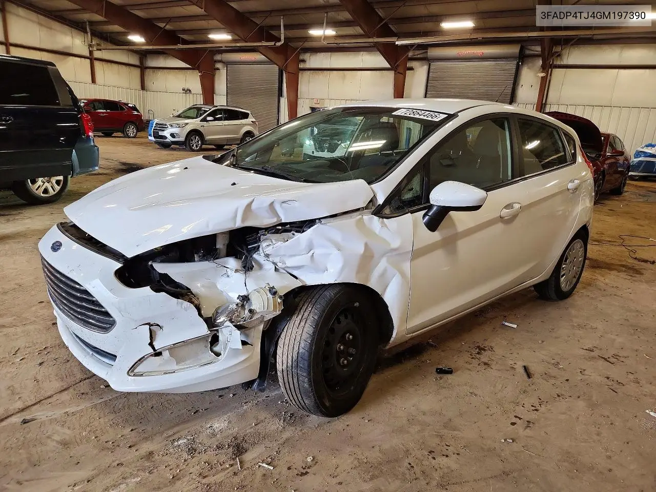 FORD FIESTA 2016, VIN 3FADP4TJ4GM197390