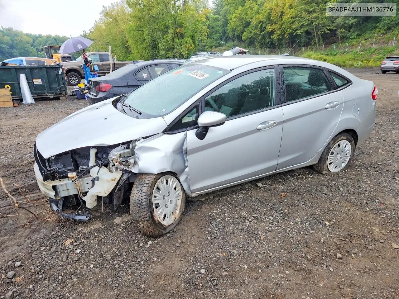 FORD FIESTA 2017, VIN 3FADP4AJ1HM136776