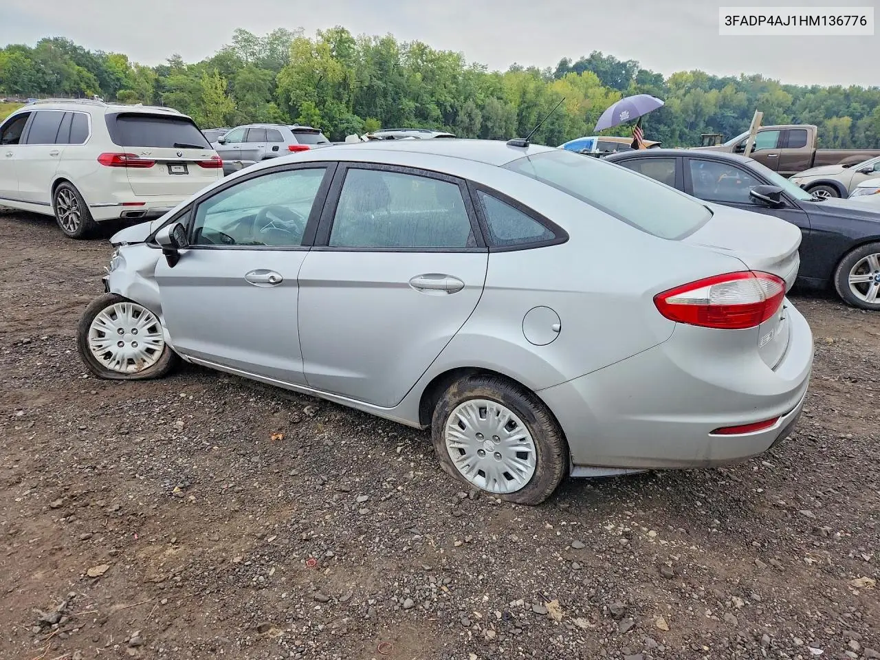 2017 FORD FIESTA VIN 3FADP4AJ1HM136776 — фото 2