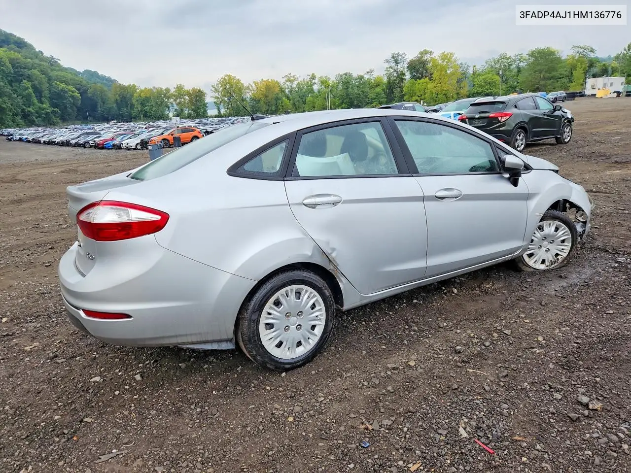 2017 FORD FIESTA VIN 3FADP4AJ1HM136776 — фото 3
