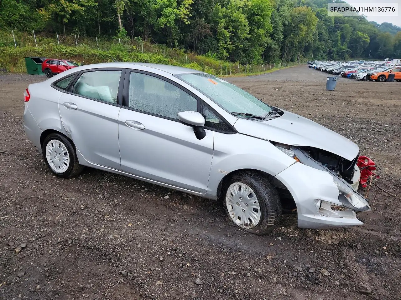 2017 FORD FIESTA VIN 3FADP4AJ1HM136776 — фото 4