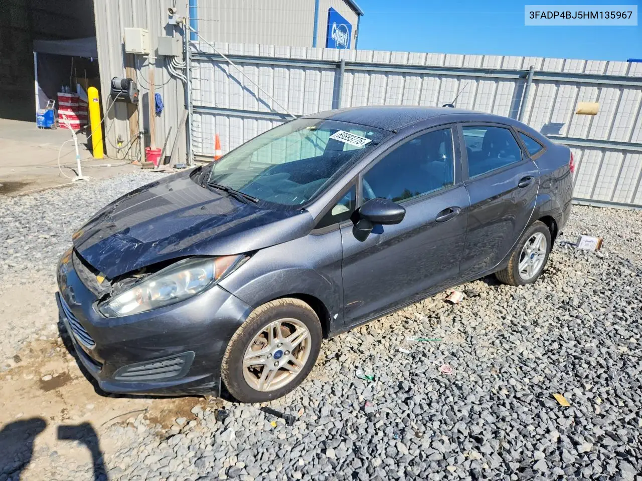 FORD FIESTA 2017, VIN 3FADP4BJ5HM135967