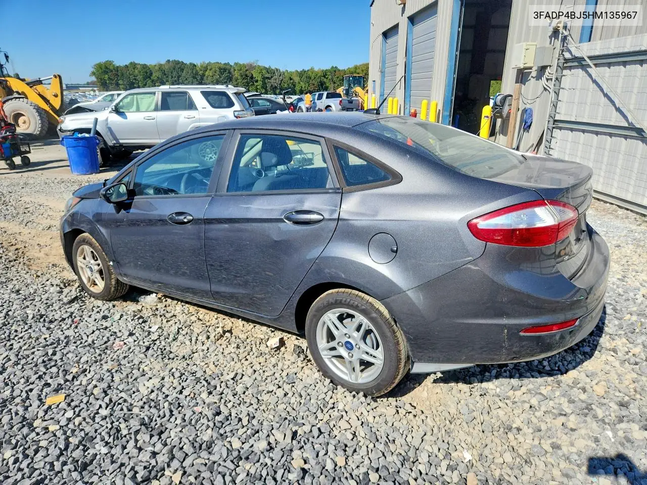 2017 FORD FIESTA VIN 3FADP4BJ5HM135967 — фото 2