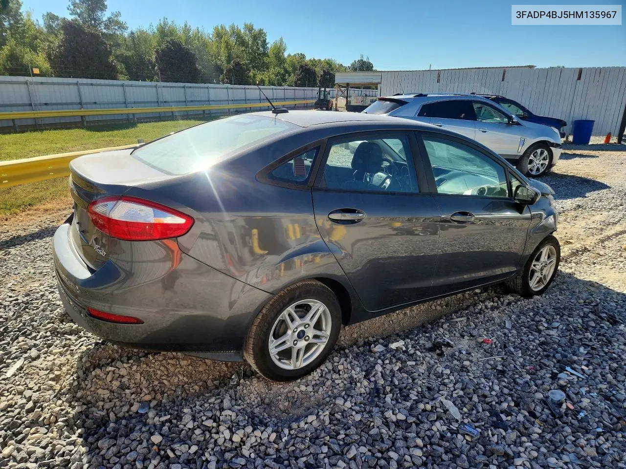 2017 FORD FIESTA VIN 3FADP4BJ5HM135967 — фото 3