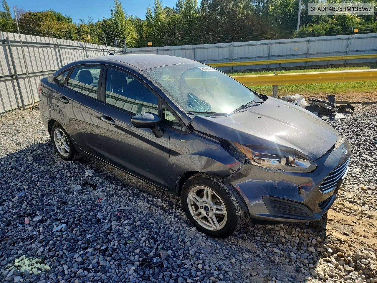 2017 FORD FIESTA VIN 3FADP4BJ5HM135967 — фото 4