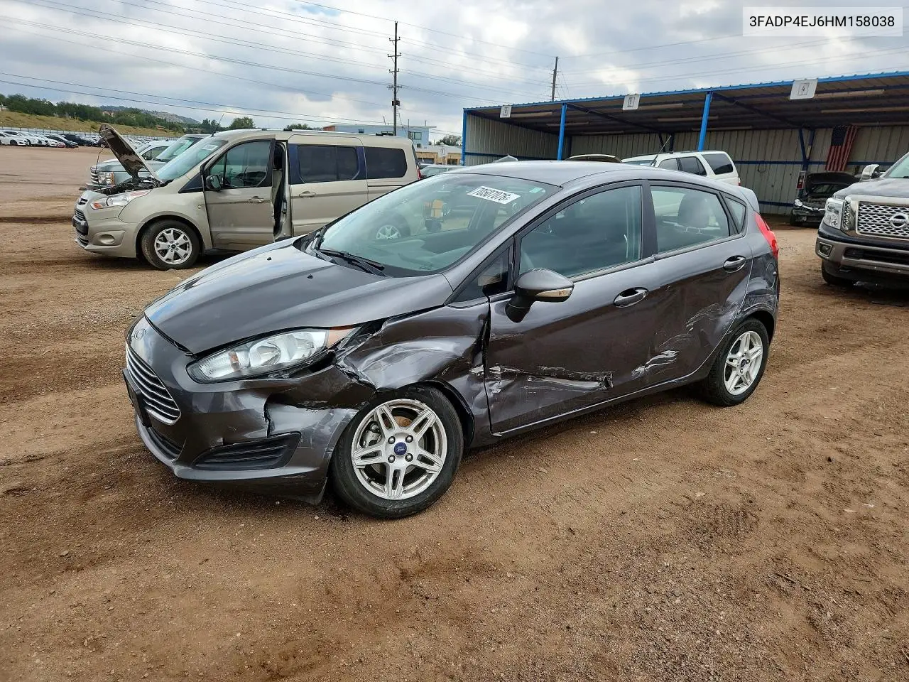 FORD FIESTA 2017, VIN 3FADP4EJ6HM158038