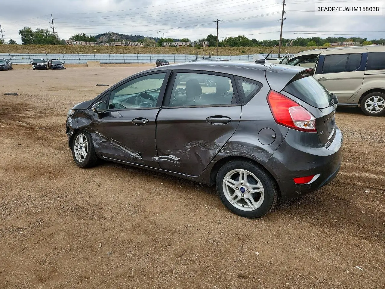 2017 FORD FIESTA VIN 3FADP4EJ6HM158038 — фото 2