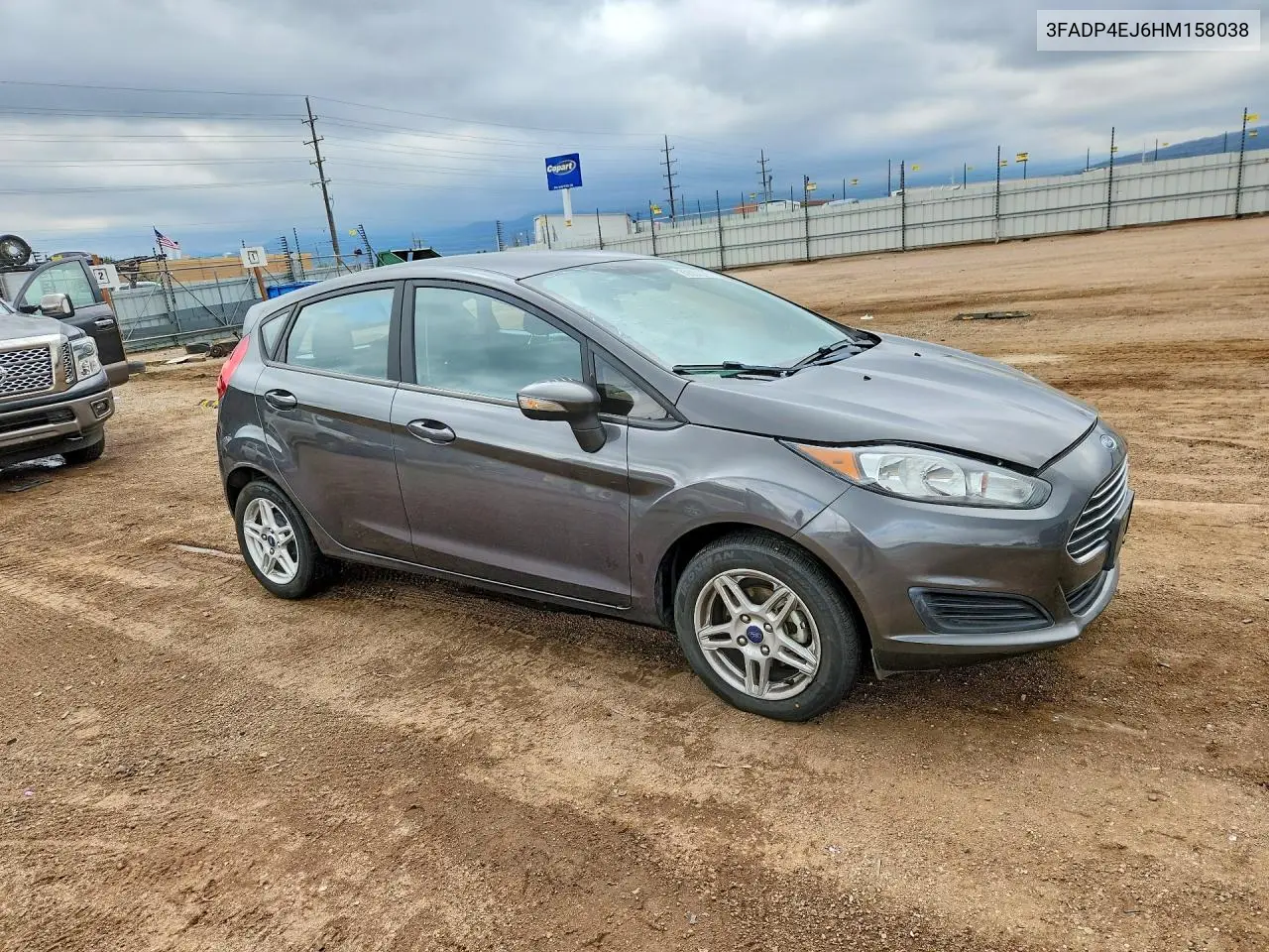 2017 FORD FIESTA VIN 3FADP4EJ6HM158038 — фото 4